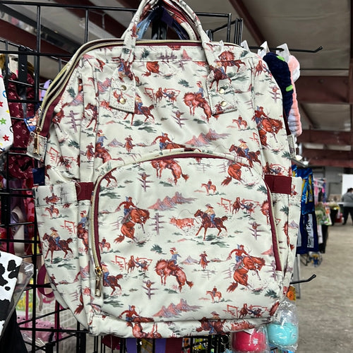 Western Backpack Diaper Bag