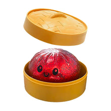 Load image into Gallery viewer, Colorful 6 Styles Glitter Dumpling Glitter Dumpling Squishy with Box Dumplings Sensory Squeeze Toy for Stress Relief Toys-8
