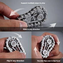 Load image into Gallery viewer, New Sprockets Flywheel Fingertip Gyro Fidget Spinner Antistress Anxiety Metal Bike Chains EDC Spinner Fidget Toys For Adult-1