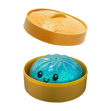 Load image into Gallery viewer, Colorful 6 Styles Glitter Dumpling Glitter Dumpling Squishy with Box Dumplings Sensory Squeeze Toy for Stress Relief Toys-7