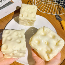 Load image into Gallery viewer, Taba Squishy Cheese Cube Stress Ball Shapeable Squeeze Ball Non Rebound Sensory Fidget Toys for Kids and Adults Relaxing Gifts-0