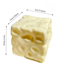 Load image into Gallery viewer, Taba Squishy Cheese Cube Stress Ball Shapeable Squeeze Ball Non Rebound Sensory Fidget Toys for Kids and Adults Relaxing Gifts-5