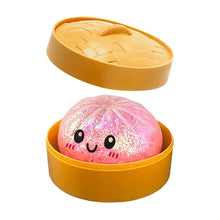 Load image into Gallery viewer, Colorful 6 Styles Glitter Dumpling Glitter Dumpling Squishy with Box Dumplings Sensory Squeeze Toy for Stress Relief Toys-9