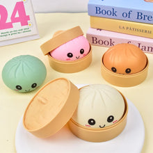 Load image into Gallery viewer, Colorful Dumpling Squishy Fidget Toy-0