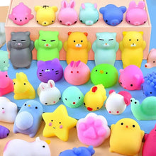 Load image into Gallery viewer, 20Pcs Mini Cute Cartoon Animal Stress Relief Toys For Boys Girls Birthday Party Favor Piñata Filler Carnival Kids Party Supplies-1