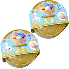 Load image into Gallery viewer, Colorful 6 Styles Glitter Dumpling Glitter Dumpling Squishy with Box Dumplings Sensory Squeeze Toy for Stress Relief Toys-12