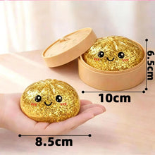 Load image into Gallery viewer, Colorful 6 Styles Glitter Dumpling Glitter Dumpling Squishy with Box Dumplings Sensory Squeeze Toy for Stress Relief Toys-0