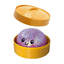 Load image into Gallery viewer, Colorful 6 Styles Glitter Dumpling Glitter Dumpling Squishy with Box Dumplings Sensory Squeeze Toy for Stress Relief Toys-4