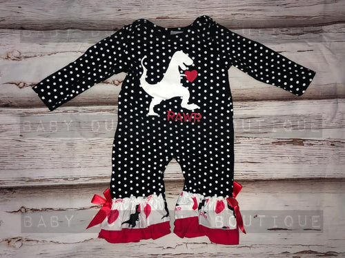 Rawr T-Rex Romper