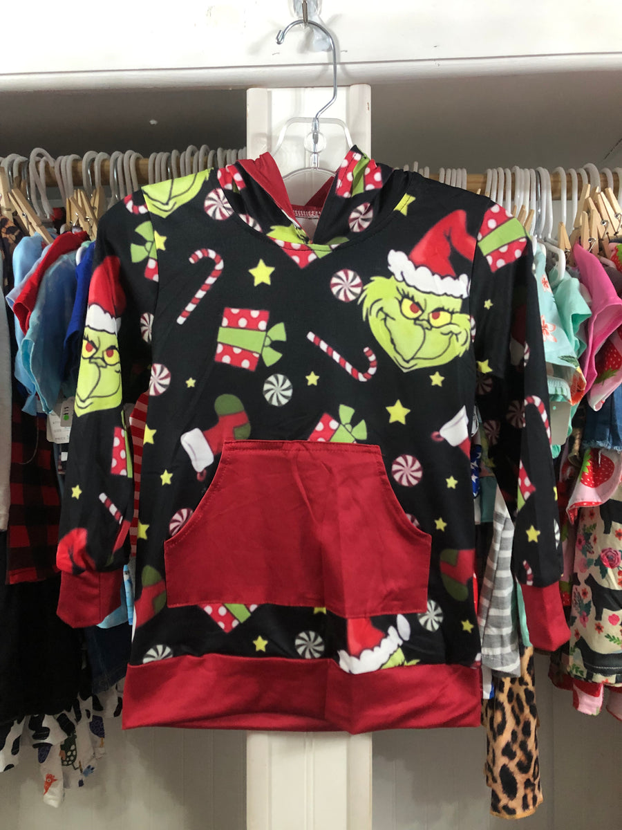 Grinch Hoodie – Wicked Woodchuck & Baby Dumpling Boutique