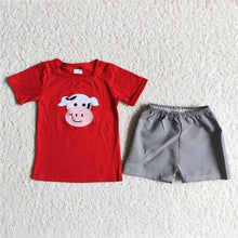 Load image into Gallery viewer, Unisex Cow Short Set