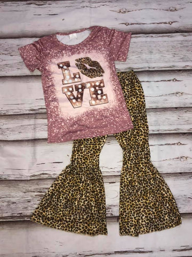 Mauve Love Leopard Set